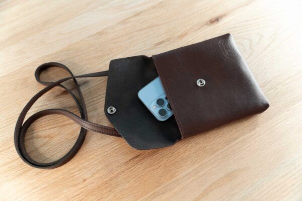 Small Bison Leather Purse