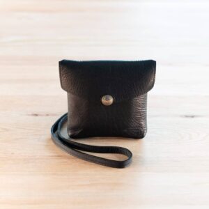 Small Bison Leather Purse