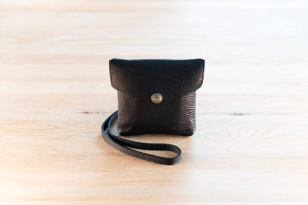 Small Bison Leather Purse